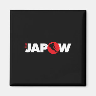 Íman Camisa de Esqui Japão Japow Pó Esqui Bandeira Japo