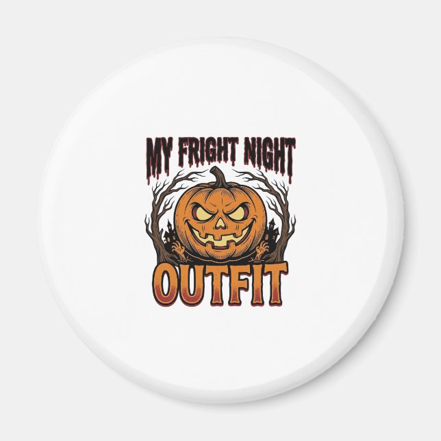 Íman Camisa de Fantasia de Halloween Traje de Abóbora A (Frente)