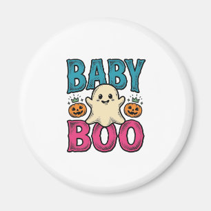 Íman Camisa de Fantasma de Halloween Vintage Baby Boo D