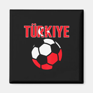 Íman Camisa de Fãs de Futebol Orgulhosos da Türkiye - F