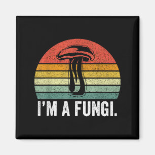 Íman Camisa de Fungi Engraçada Cogumelos Cara Divertido