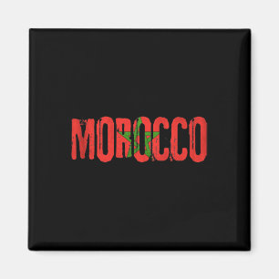 Íman Camisa de Futebol da Bandeira Marroquina Marrocos