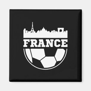 Íman Camisa de futebol vintage da França presente para