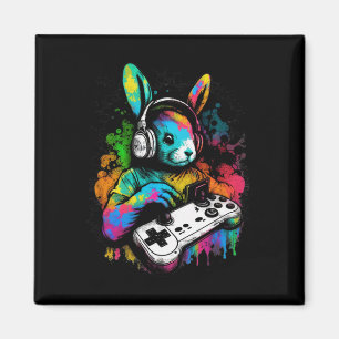 Íman Camisa de Gamer de Dia dos Meninos Bunny 1 do Cont