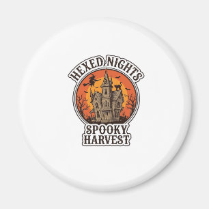 Íman Camisa de Halloween de Casa Assombrada Gravura Vin