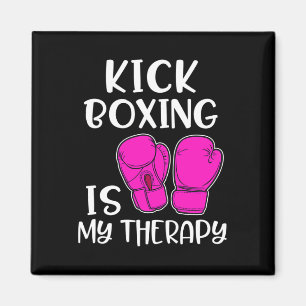 Íman Camisa de Kickboxing Feminina É Minha Terapia Engr