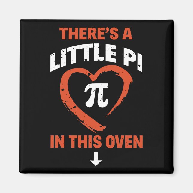 Íman Camisa de matemática do dia do Pi para anúncio de  (Frente)