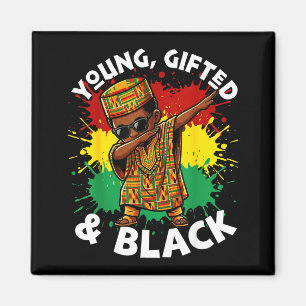 Íman Camisa de Menino Dabbing Africano Infantil Jovem T
