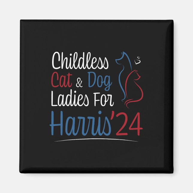 Íman Camisa De Mulher-Dama-De-Cachorro Para Kamala Har (Frente)