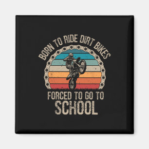 Íman Camisa De nascer Bikes Forçados Engraçados Na Esco