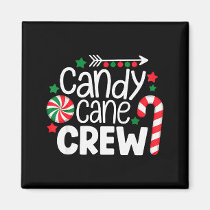 Íman Camisa de Natal Cane Crew para Mulheres Meninas Me