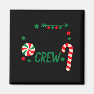 Íman Camisa de Natal Cane Crew para Mulheres Meninas Me