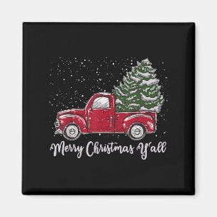 Íman Camisa de Natal do Caminhão Vermelho - Feliz Natal