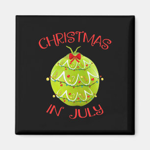 Íman Camisa de Natal em Julho para mulheres e crianças