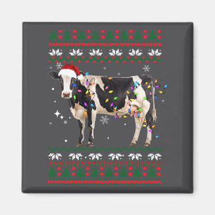 Íman Camisa de Natal Engraçada e Feia de Vaqueiro de Va