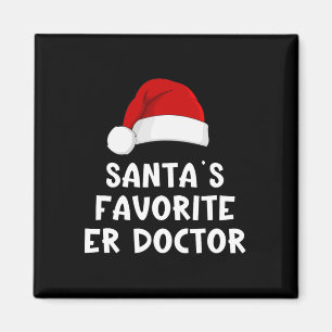 Íman Camisa de Natal Favorita do Médico de Emergência d