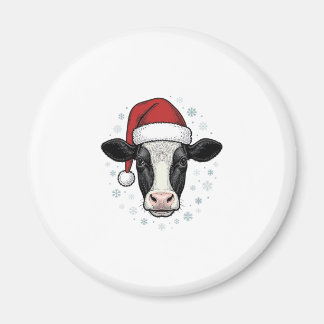 Íman Camisa de Natal Vaca Santa Chapéu Vintage Fazenda 