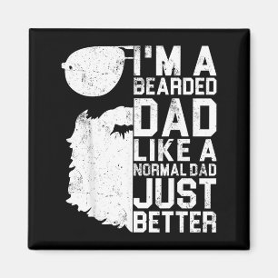 Íman Camisa de Pai Barbudo Humor de Barba Divertido Dia