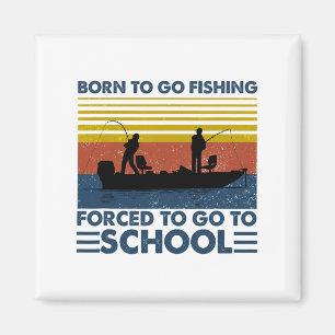 Íman Camisa de Pesca Infantil Nascido Para Ir Pescar Fo