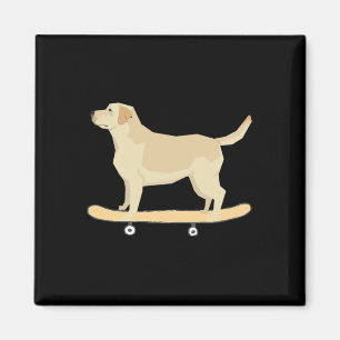 Íman Camisa de Presente de Cachorro Lab de Skate Divert
