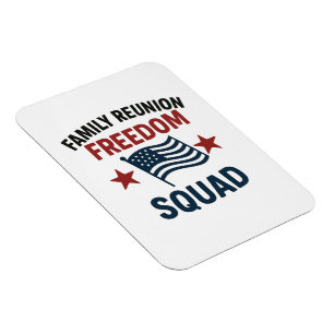 Íman Camisa de Reunião da Família Freedom Squad – Patri