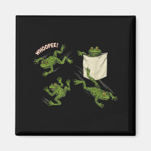 Íman Camisa de Sapo Engraçado no Bolso Amante de Sapo H