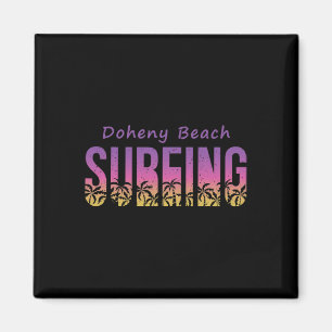 Íman Camisa de Surf Doheny State Beach, Retro Califórni