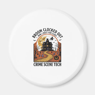 Íman Camisa de Técnico de Cena de Crime Funny Halloween