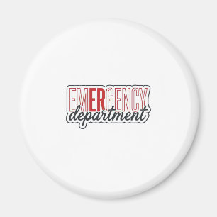 Íman Camisa de Tipografia do Departamento de Emergência