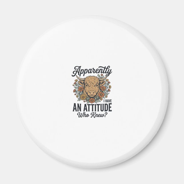 Íman Camisa de Vaca das Terras Altas com Atitude_1 (Frente)