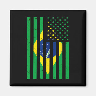 Íman Camisa do Brasil Brasil Futebol EUA Bandeira da Am