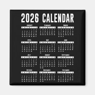 Íman Camisa do Calendário 2026 Calendário 26 2026