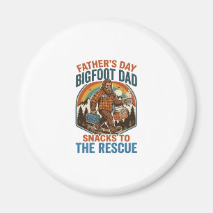 Íman Camisa do Dia do Pai Bigfoot Pai Criando Filhos Co