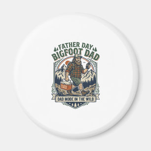 Íman Camisa do Dia do Pai Bigfoot Pai Homem Família Mit