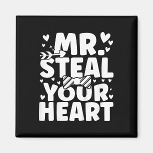 Íman Camisa do Dia dos Namorados para Meninos Sr. Rouba