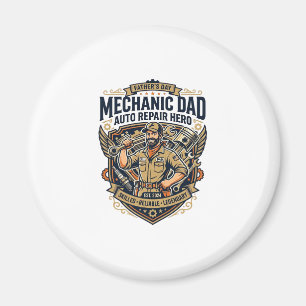 Íman Camisa do Dia dos Pais Mecânico Pai Engraçado Pres