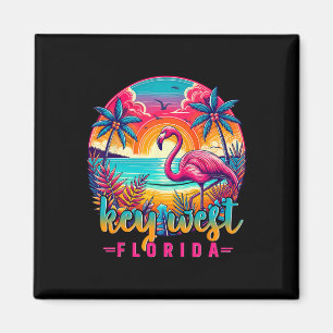 Íman Camisa do Flamingo da Praia Tropical de Key West F