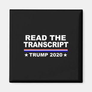 Íman Camisa do impeachment Hoax de Trump Leia a Transcr