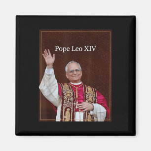 Íman Camisa do Papa deus abençoe Leo Xiv, Papa Leo Xiv