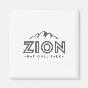 Íman Camisa do Parque Nacional de Zion Utah Montanha Mu