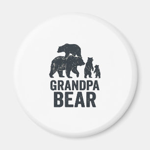 Íman Camisa do Urso da Família com Gravação Vintage do