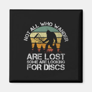 Íman Camisa engraçada de Disc Golf Bigfoot para homens