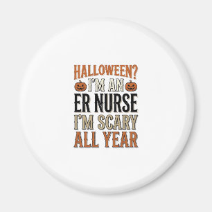 Íman Camisa engraçada de enfermeira de PS Halloween ass