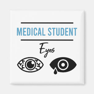 Íman Camisa engraçada de estudante de medicina Camisa d