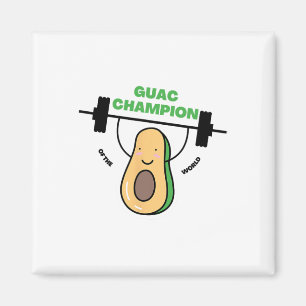 Íman Camisa Engraçada De Guacamole Para Campeões De Fes