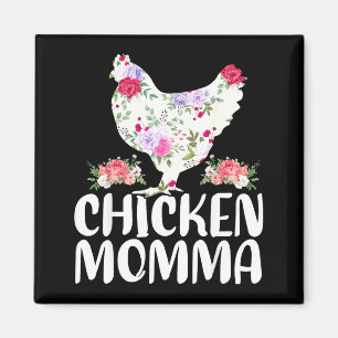 Íman Camisa engraçada de mamãe de frango para mulheres