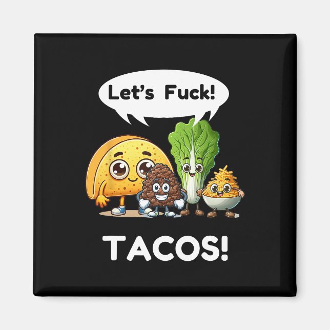Íman Camisa Engraçada De Taco. Cinco De Mayo1 (Frente)