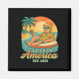Íman Camisa Engraçada Do Golfo Dos Eua América No Leste