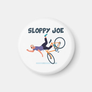 Íman Camisa engraçada Sloppy Joe Biden Camisa engraçada