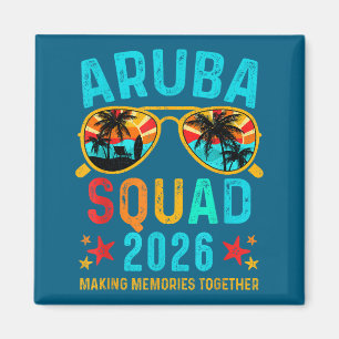 Íman Camisa Equipe de Férias da Família Aruba Combinand